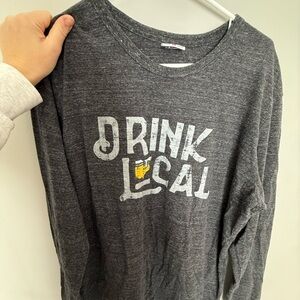 Men’s WHERE IM FROM drink local long sleeve